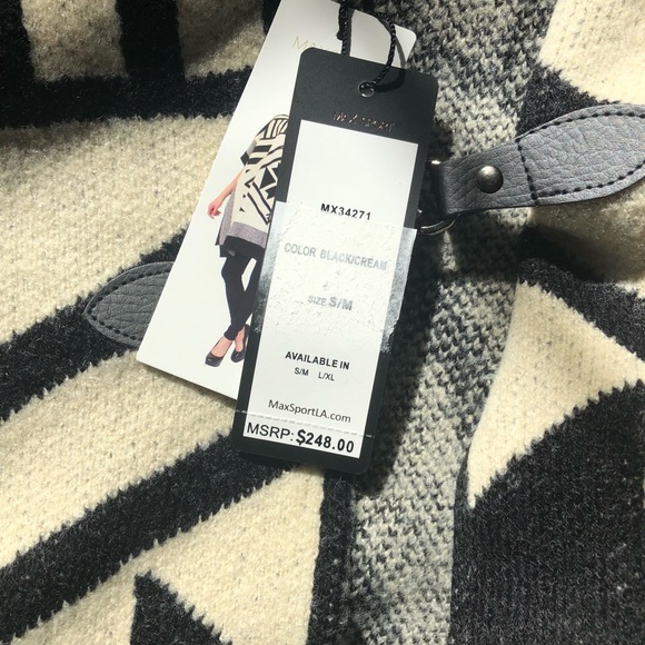 Maxsport Luxury Thick Geometric Cardigan - Picture 4 of 4